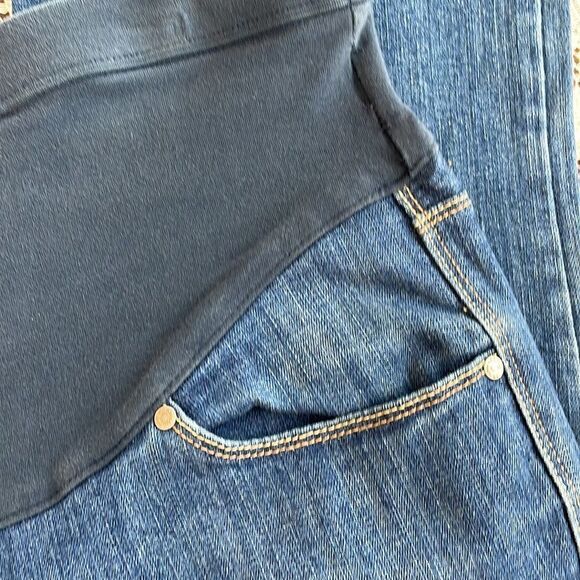 Maternity Full Panel Flare 12 Long Denim Jeans by Old Navy - Picture 4 of 6